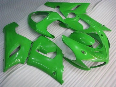 Grün 2005-2006 Kawasaki ZX6R Motorrad Verkleidung & Plastik