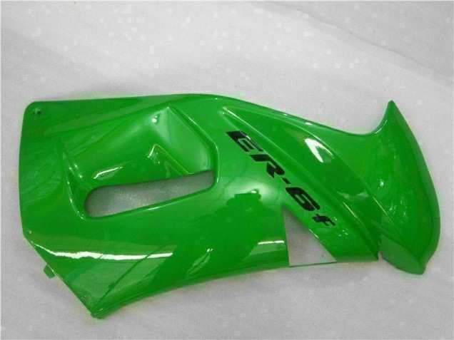 Grün 2006-2008 Kawasaki EX650 Motorrad Verkleidung Grün 2006-2008 Kawasaki EX650 Motorrad Verkleidung