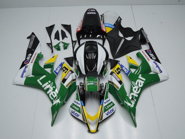 Grün Liner 2007-2008 Honda CBR600RR Motorrad Verkleidung Grün Liner 2007-2008 Honda CBR600RR Motorrad Verkleidung