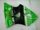 Grün Schwarz 2000-2002 Kawasaki ZX6R Motorrad Verkleidungen Grün Schwarz 2000-2002 Kawasaki ZX6R Motorrad Verkleidungen