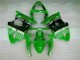 Grün Schwarz 2000-2002 Kawasaki ZX6R Motorrad Verkleidungen Grün Schwarz 2000-2002 Kawasaki ZX6R Motorrad Verkleidungen