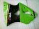 Grün Schwarz 2000-2002 Kawasaki ZX6R Motorrad Vollverkleidung
