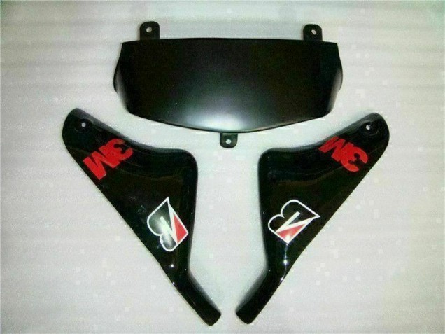 Grün Schwarz 2000-2002 Kawasaki ZX6R Motorrad Vollverkleidung