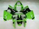 Grün Schwarz 2000-2002 Kawasaki ZX6R Motorrad Vollverkleidung