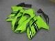 Grün Schwarz 2007-2008 Kawasaki ZX6R Motorrad Verkleidung Grün Schwarz 2007-2008 Kawasaki ZX6R Motorrad Verkleidung