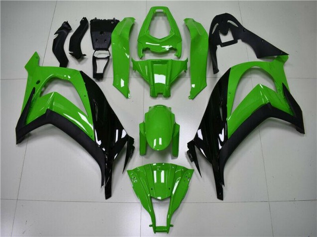 Grün Schwarz 2011-2015 Kawasaki ZX10R Motorrad Vollverkleidung Grün Schwarz 2011-2015 Kawasaki ZX10R Motorrad Vollverkleidung