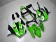 Grün Weiß Schwarz 2000-2002 Kawasaki ZX6R Motorrad Verkleidung Grün Weiß Schwarz 2000-2002 Kawasaki ZX6R Motorrad Verkleidung