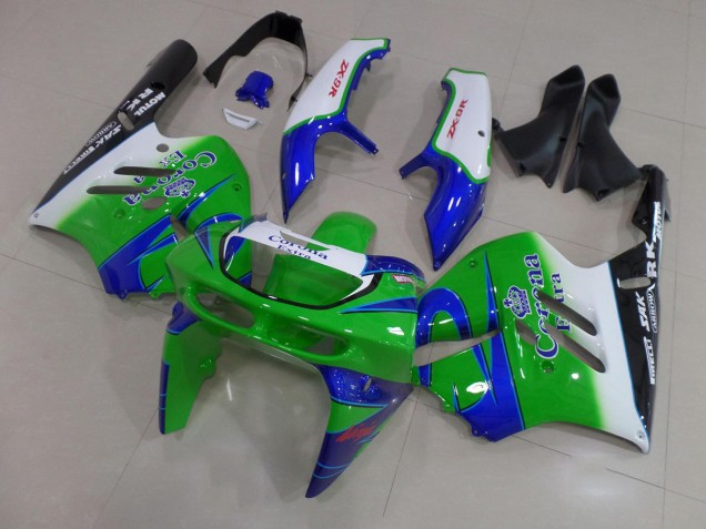 Grüne Korona 1994-1997 Kawasaki ZX9R Motorrad Verkleidung Grüne Korona 1994-1997 Kawasaki ZX9R Motorrad Verkleidung