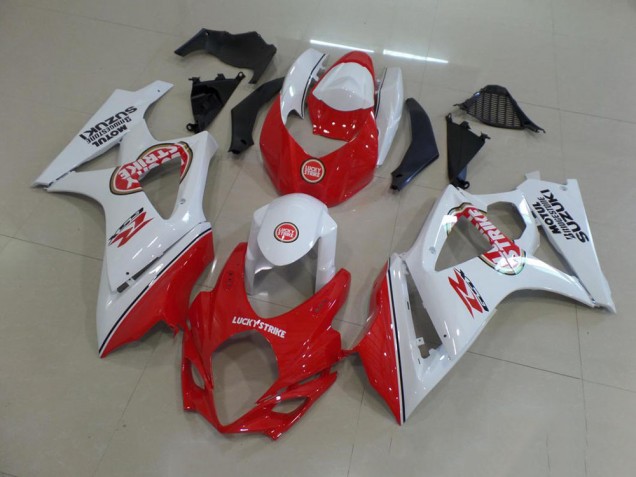 Lucky Strike 2007-2008 Suzuki GSXR 1000 Motorrad Verkleidung