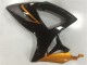Suzuki GSXR 600/750 Motorrad Verkleidung 2006-2007 - Orange Glanzendes Schwarz