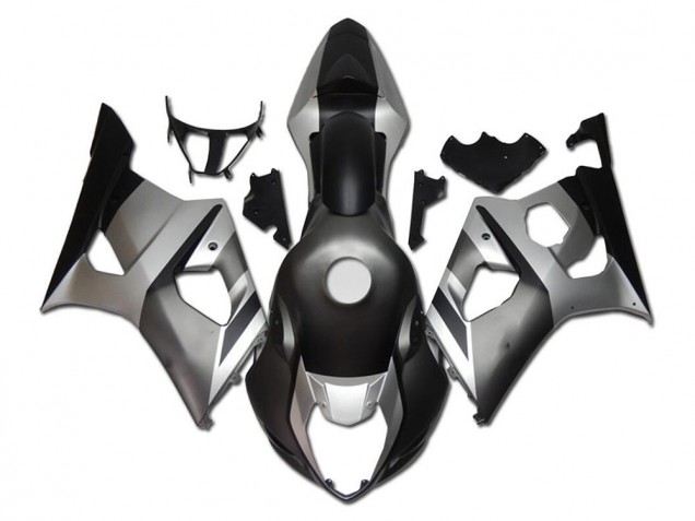 Suzuki GSXR 1000 Motorrad Verkleidung 2003-2004 - Silber Grau Schwarz