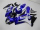 Suzuki GSXR 1000 Motorrad Verkleidung 2007-2008 - Weiss Blau Schwarz Kein Aufkleber