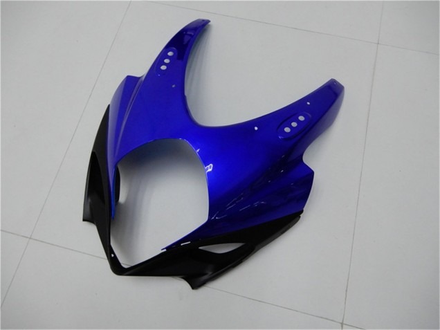 Suzuki GSXR 1000 Motorrad Verkleidung 2007-2008 - Weiss Blau Schwarz Kein Aufkleber