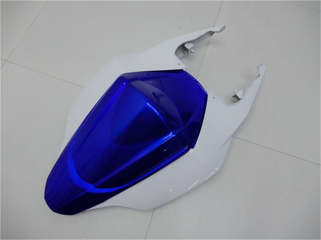 Suzuki GSXR 1000 Motorrad Verkleidung 2007-2008 - Weiss Blau Schwarz Kein Aufkleber