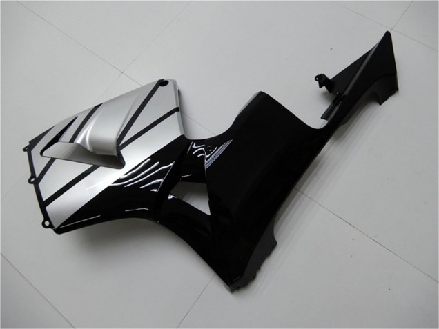 Honda CBR600RR Motorrad Verkleidung 2003-2004 - Silber Glanzendes Schwarz Streifen
