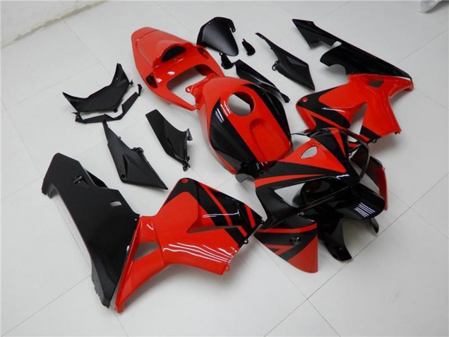 Honda CBR600RR Abs Verkleidungen 2005-2006 - Rot Schwarz