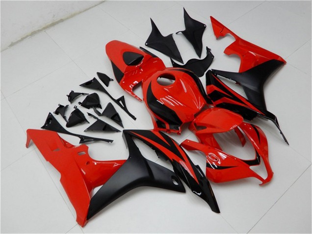 Honda CBR600RR Motorrad Verkleidung 2007-2008 - Rot Matt Schwarz