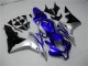 Honda CBR600RR Motorrad Verkleidung 2007-2008 - Silber Blau Glanzendes Schwarz OEM Stil