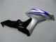 Honda CBR600RR Motorrad Verkleidung 2007-2008 - Silber Blau Glanzendes Schwarz OEM Stil