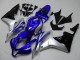Honda CBR600RR Motorrad Verkleidung 2007-2008 - Silber Blau Glanzendes Schwarz OEM Stil