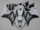 Honda CBR600RR Motorrad Verkleidung 2007-2008 - Weiss Glanzendes Schwarz