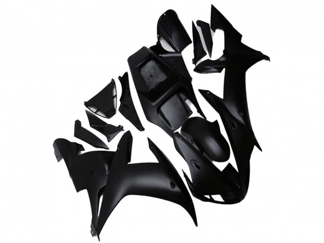 Yamaha YZF R1 Motorrad Verkleidung 2002-2003 - Matt Schwarz