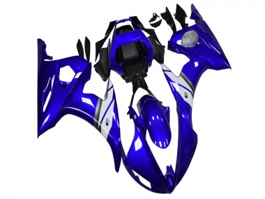 Yamaha YZF R6 Motorrad Verkleidung 2003-2004 - Blau Weiss
