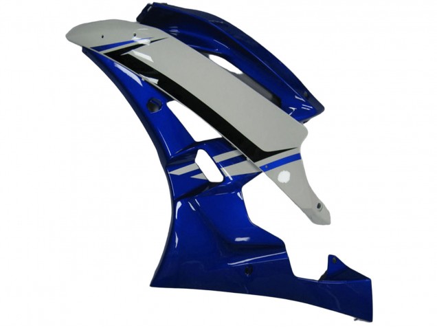 Yamaha YZF R6 Motorrad Verkleidung 2006-2007 - Blau Weiss Schwarz
