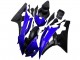 Yamaha YZF R6 Motorrad Verkleidung 2006-2007 - Blau Matt Schwarz