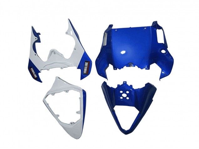 Yamaha YZF R6 Motorrad Verkleidung 2008-2016 - Weiss Blau Matt Schwarz Yamalube