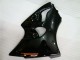 Kawasaki ZX6R Motorrad Verkleidung 2000-2002 - Glanzendes Schwarz