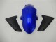 Kawasaki ZX6R Motorrad Verkleidung 2005-2006 - Blau Matt Schwarz