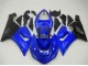 Kawasaki ZX6R Motorrad Verkleidung 2005-2006 - Blau Matt Schwarz