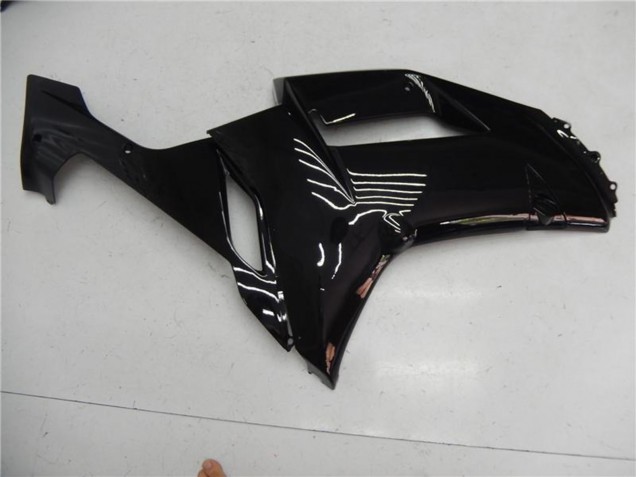 Kawasaki ZX6R Motorrad Verkleidung 2007-2008 - Glanzendes Schwarz