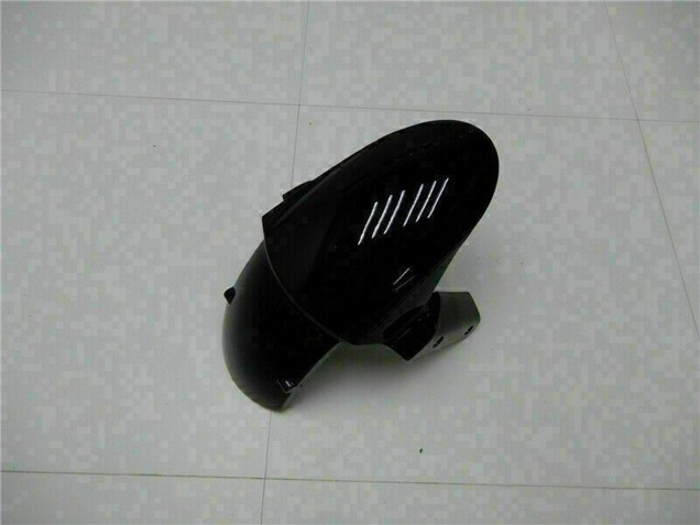 Kawasaki ZX6R Motorrad Verkleidung 2009-2012 - Glanzendes Schwarz Grun