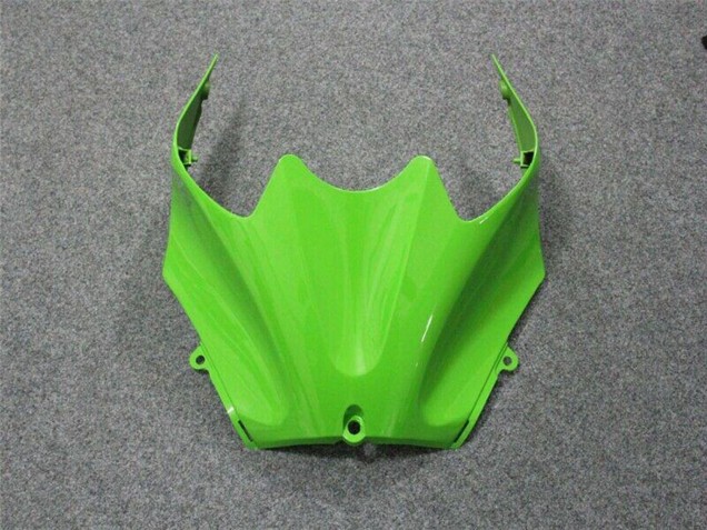 Kawasaki ZX14R ZZR1400 Motorrad Verkleidung 2006-2011 - Grun Glanzendes Schwarz
