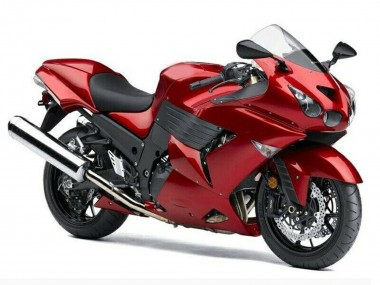 Kawasaki ZX14R ZZR1400 Motorrad Verkleidung 2006-2011 - Rot