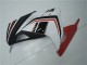 Kawasaki Ninja 300 EX300R Motorrad Verkleidung 2013-2017 - Weiss Rot Schwarz