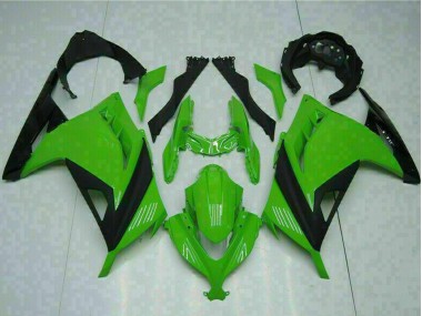 Kawasaki Ninja 300 EX300R Motorrad Verkleidung 2013-2017 - Grun Schwarz