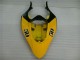 Yamaha YZF R1 Motorrad Verkleidung 2004-2006 - Gelb Glanzendes Schwarz Dunlop 50