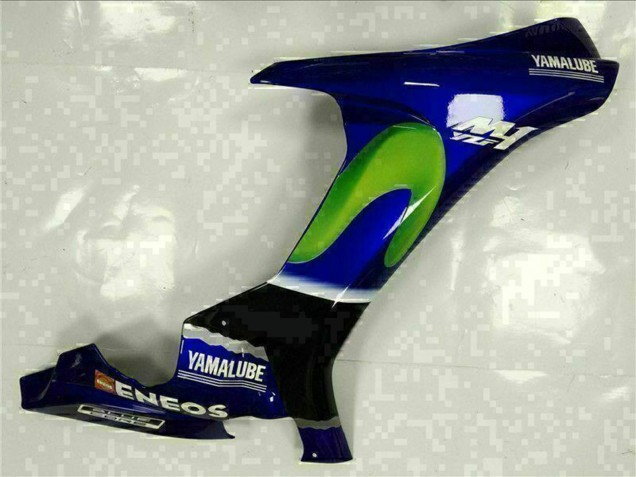 Yamaha YZF R1 Motorrad Verkleidung 2015-2019 - Blau Silber Schwarz Grun MoviStar