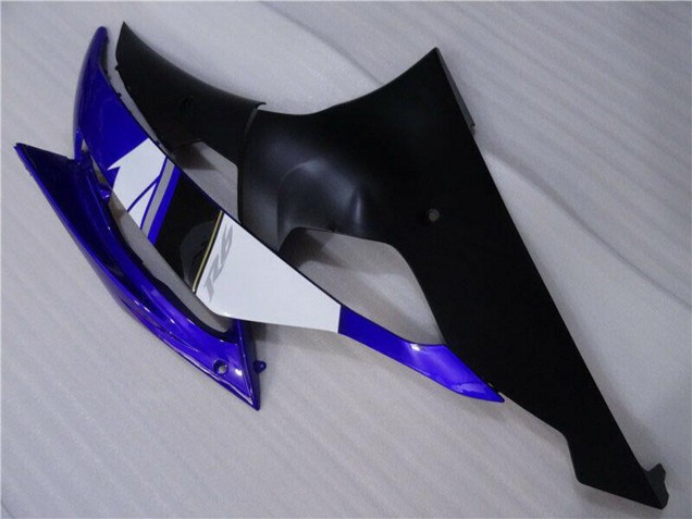 Yamaha YZF R6 Motorrad Verkleidung 2008-2016 - Weiss Blau Matt Schwarz
