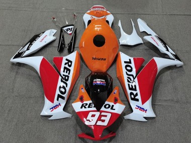 Honda CBR1000RR Motorrad Verkleidung 2012-2016 - Weiss Orange Rot Glanzendes Schwarz HRC Repsol 93