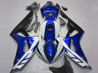 Honda CBR1000RR Motorrad Verkleidung 2006-2007 - Blau Weiss Matt Schwarz