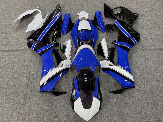 Honda CBR1000RR Motorrad Verkleidung 2017-2024 - Weiss Blau Glanzendes Schwarz