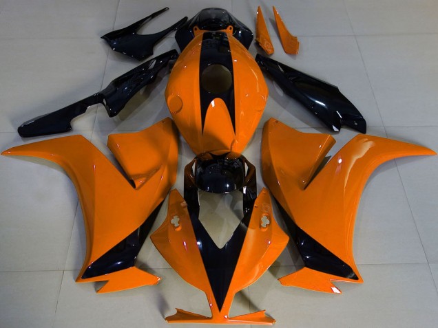 Honda CBR1000RR Motorrad Verkleidung 2012-2016 - Orange Glanzendes Schwarz