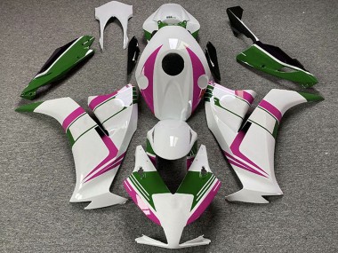 Honda CBR1000RR Motorrad Verkleidung 2012-2016 - Weiss Rosa Grun Schwarz