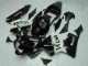 Honda CBR600RR Motorrad Verkleidung 2003-2004 - Glanzendes Schwarz Weiss West Mobil