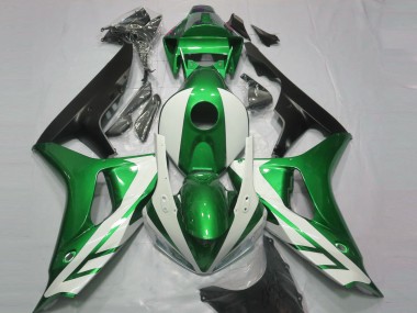 Honda CBR1000RR Motorrad Verkleidung 2006-2007 - Grun Weiss Matt Schwarz