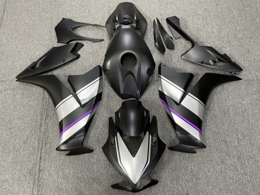 Honda CBR1000RR Motorrad Verkleidung 2012-2016 - Silber Lila Matt Schwarz